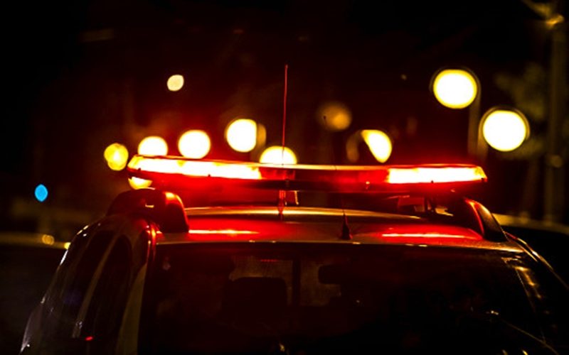 Detalhe de sirene de viatura policial no centro da cidade Local: Londrina - PR Data: 06/2016 Codigo:  23ER196 Autor: Ernesto Reghran