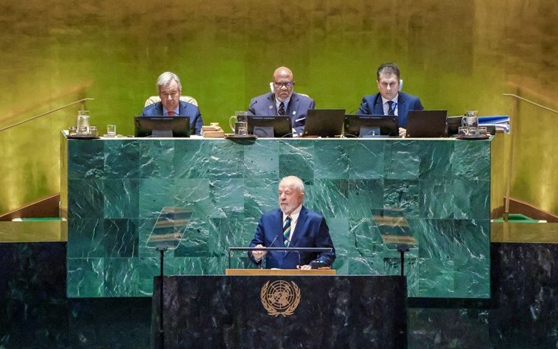 Nova York, EUA, 19.09.2023 - Presidente Lula discursa na abertura do Debate Geral da 78º Sessão da Assembleia Geral das Nações Unidas, em Nova York. Foto: Ricardo Stuckert/PR